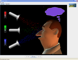 red, pink, blue, purple color vision after cataract surgery